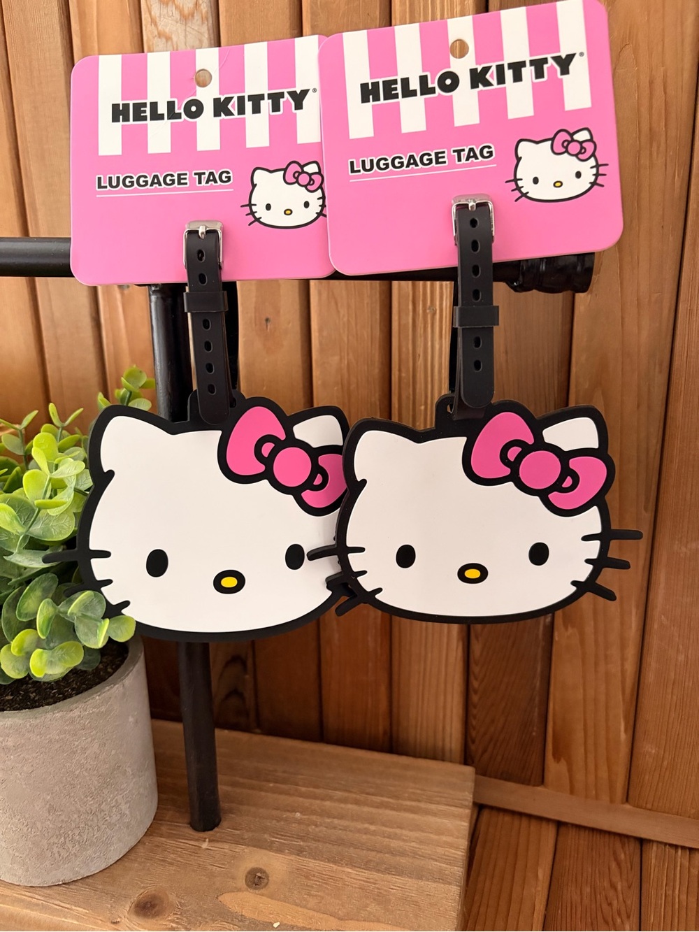 Sanrio Hello Kitty Luggage Tag, Kawaii Travel Bag Labels NWT